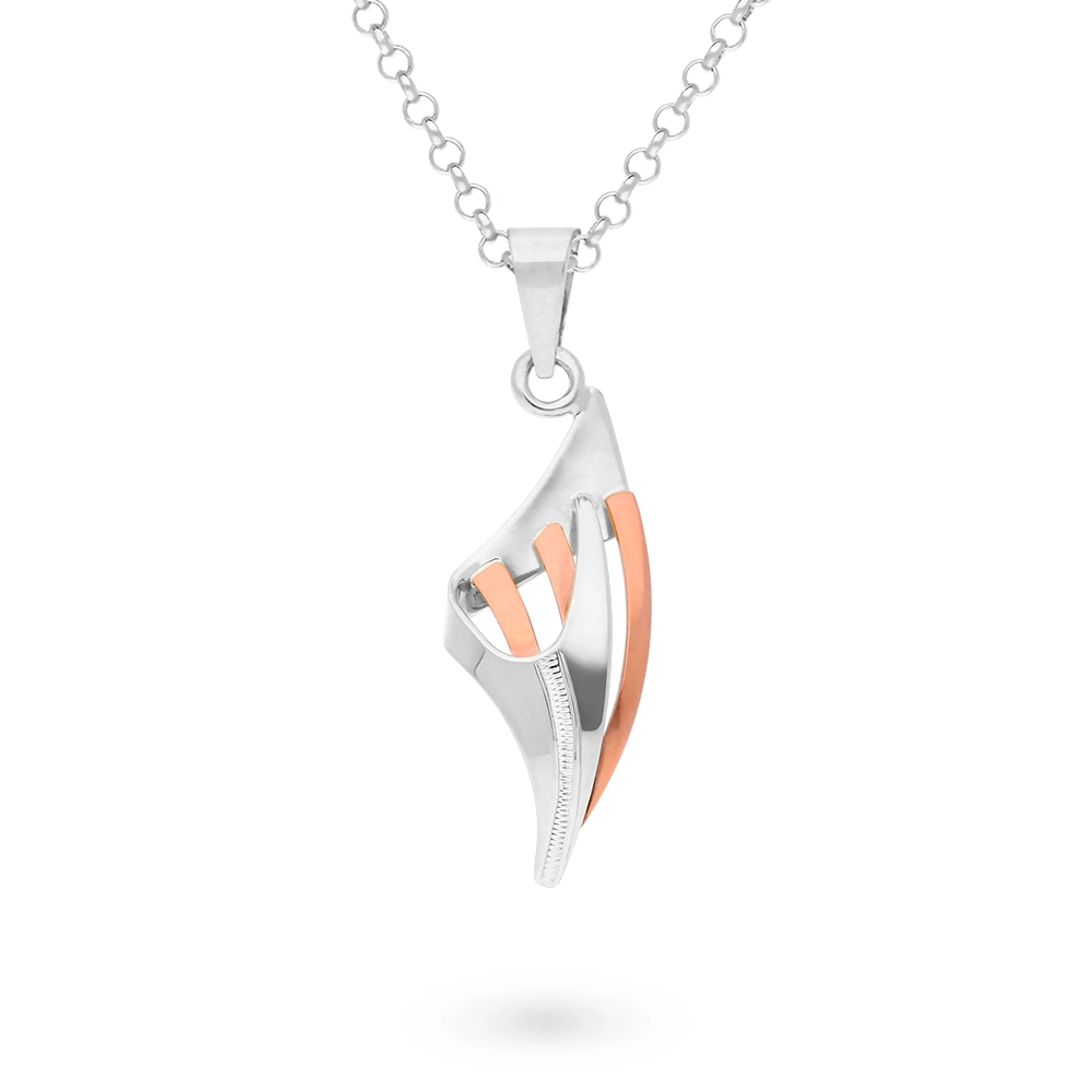 Prívesok z dvojfarebného zlata