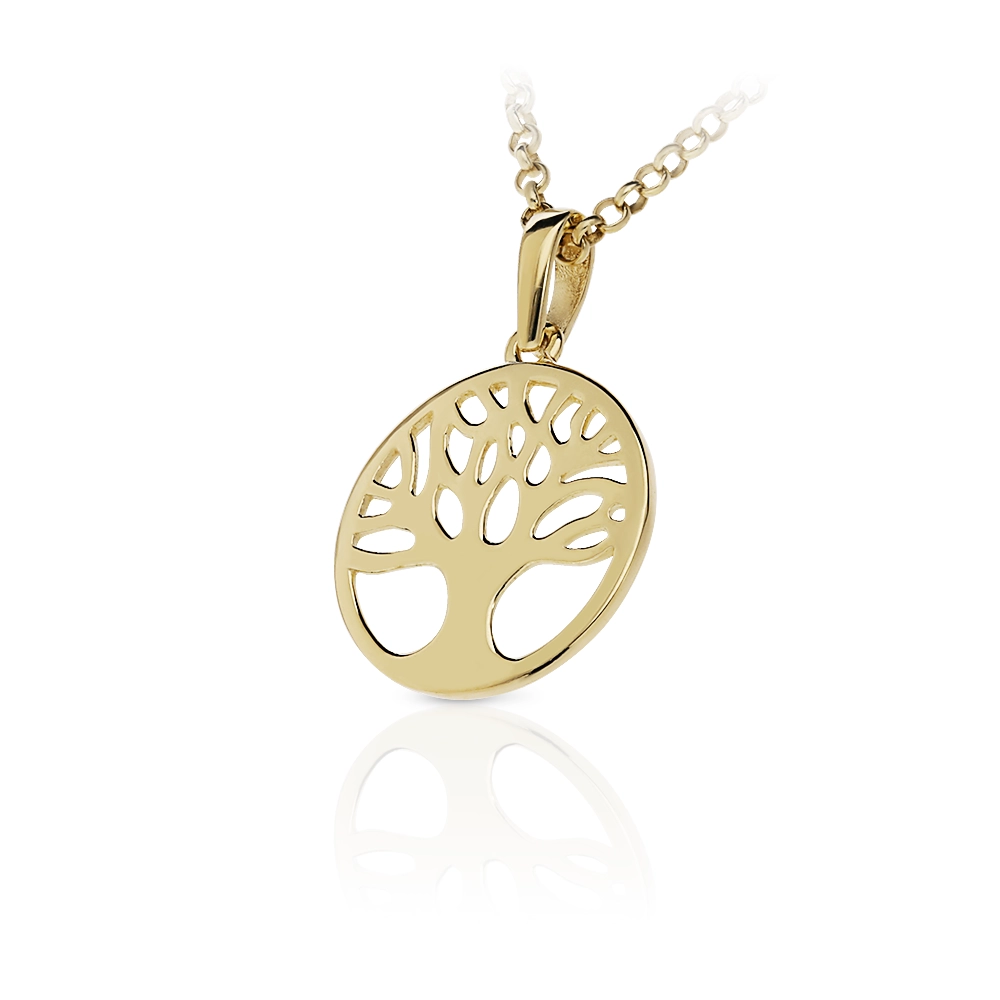 Zlatý prívesok Tree