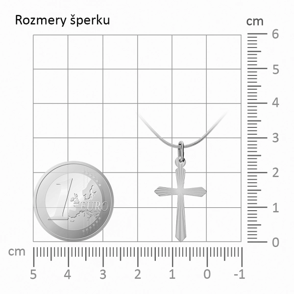 Zlatý prívesok krížik Slnko I.