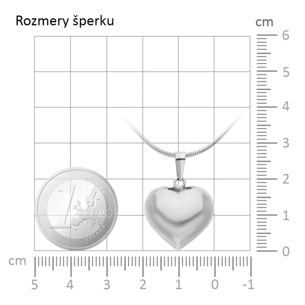 Zlatý prívesok srdiečko Enrica