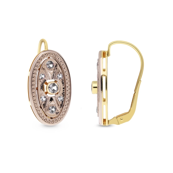 Zlaté náušnice Aisha