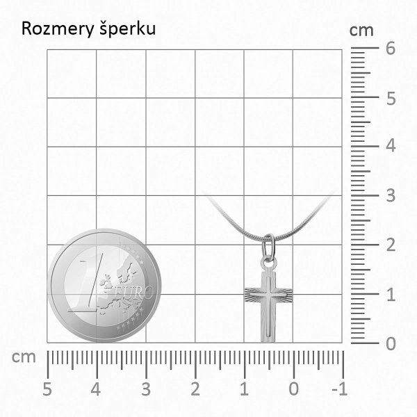 Zlatý prívesok Krížik Spiritual