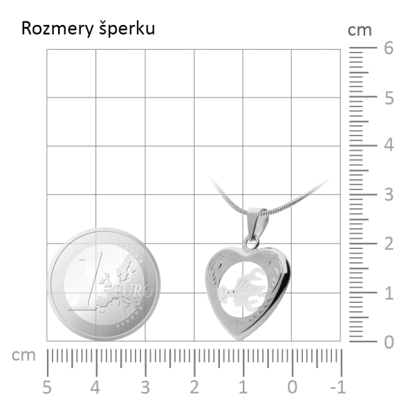 Zlatý prívesok Znamenie rak - srdiečko