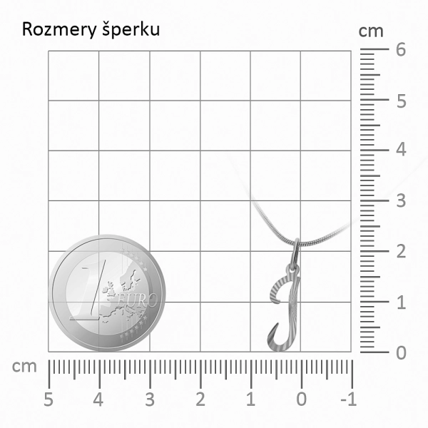 Zlatý prívesok gravírované I