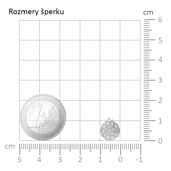 Zlaté náušnice Ariana - zapínanie na balónik