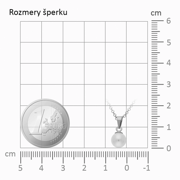Zlatý prívesok Anda 6 mm