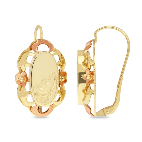 Zlaté náušnice Heidy I
