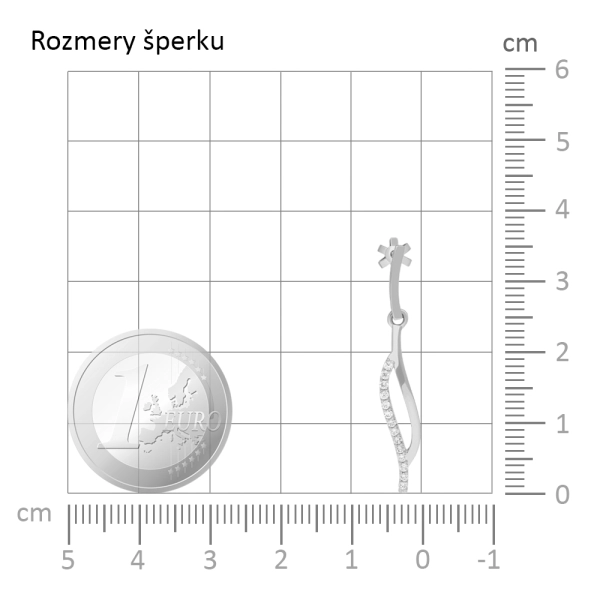 Zlaté náušnice Rubaba na balónik