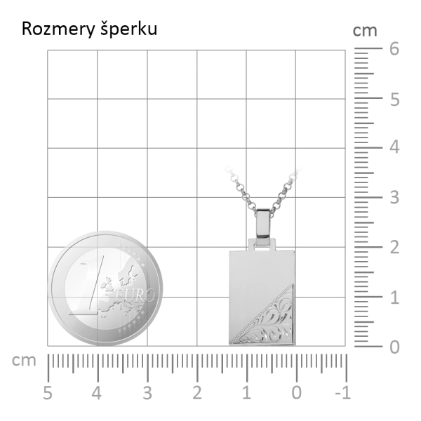 Zlatý prívesok platnička Gravé