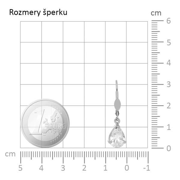 Zlaté náušnice Drops