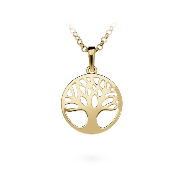Zlatý prívesok Tree