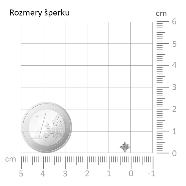 Zlaté náušnice Stefani