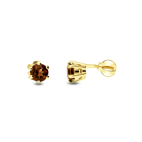 Zlaté náušnice Delphina