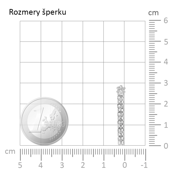 Zlaté náušnice Stephanie I - zapínanie na balónik