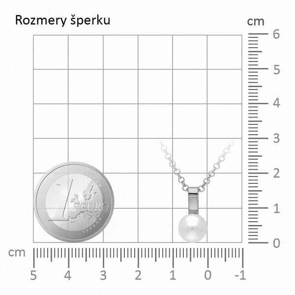 Zlatý prívesok Anda 8 mm - pevný záves