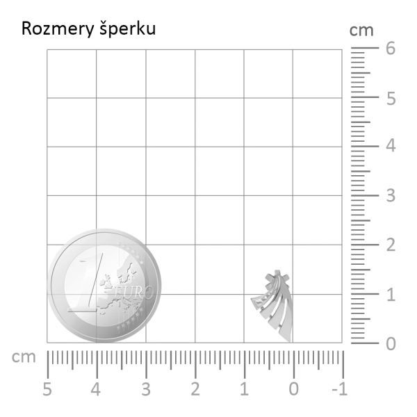 Zlaté náušnice Diva