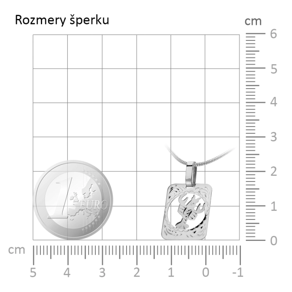 Zlatý prívesok Znamenie Rak