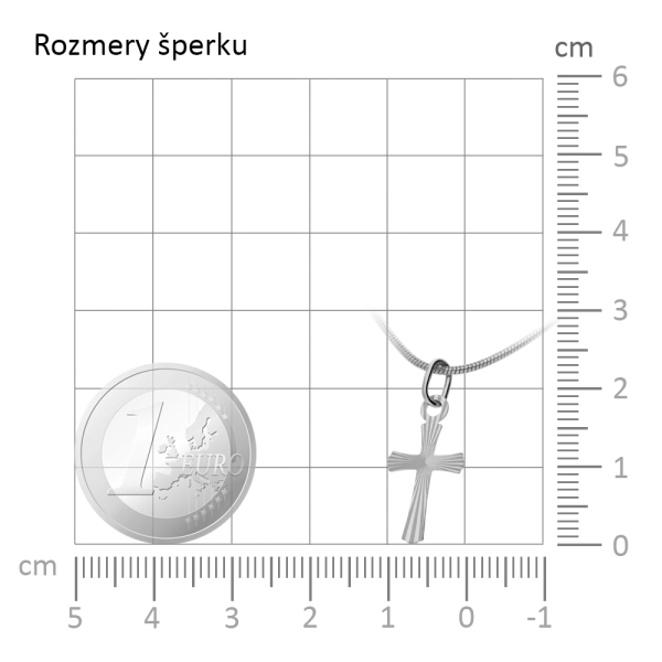 Zlatý prívesok Krížik Egyptian