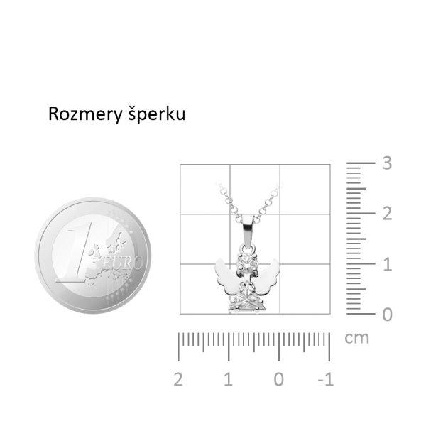 Zlatý prívesok Anjel II