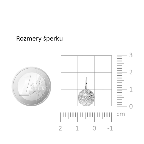 Zlaté náušnice Ariana