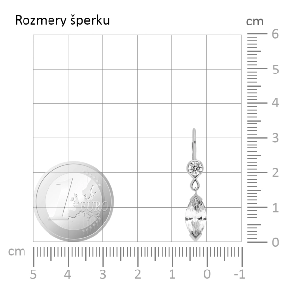 Zlaté náušnice Brittany