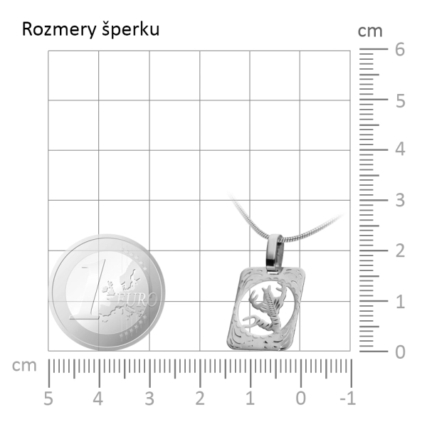 Zlatý prívesok Znamenie Škorpion