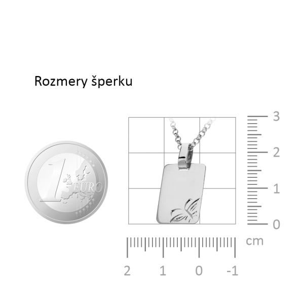 Zlatý prívesok platnička III